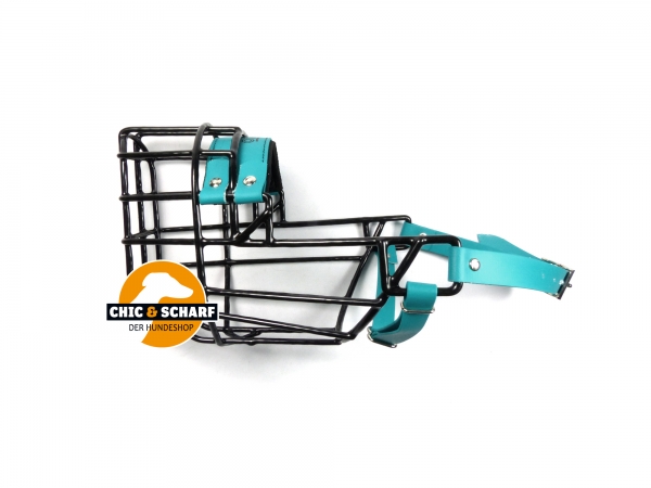 CHOPO schwarz Ridgeback Rüde Biothane grün