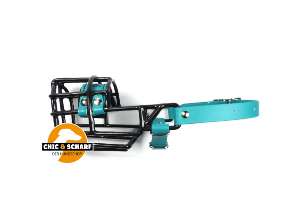 CHOPO schwarz Spitz Biothane grün