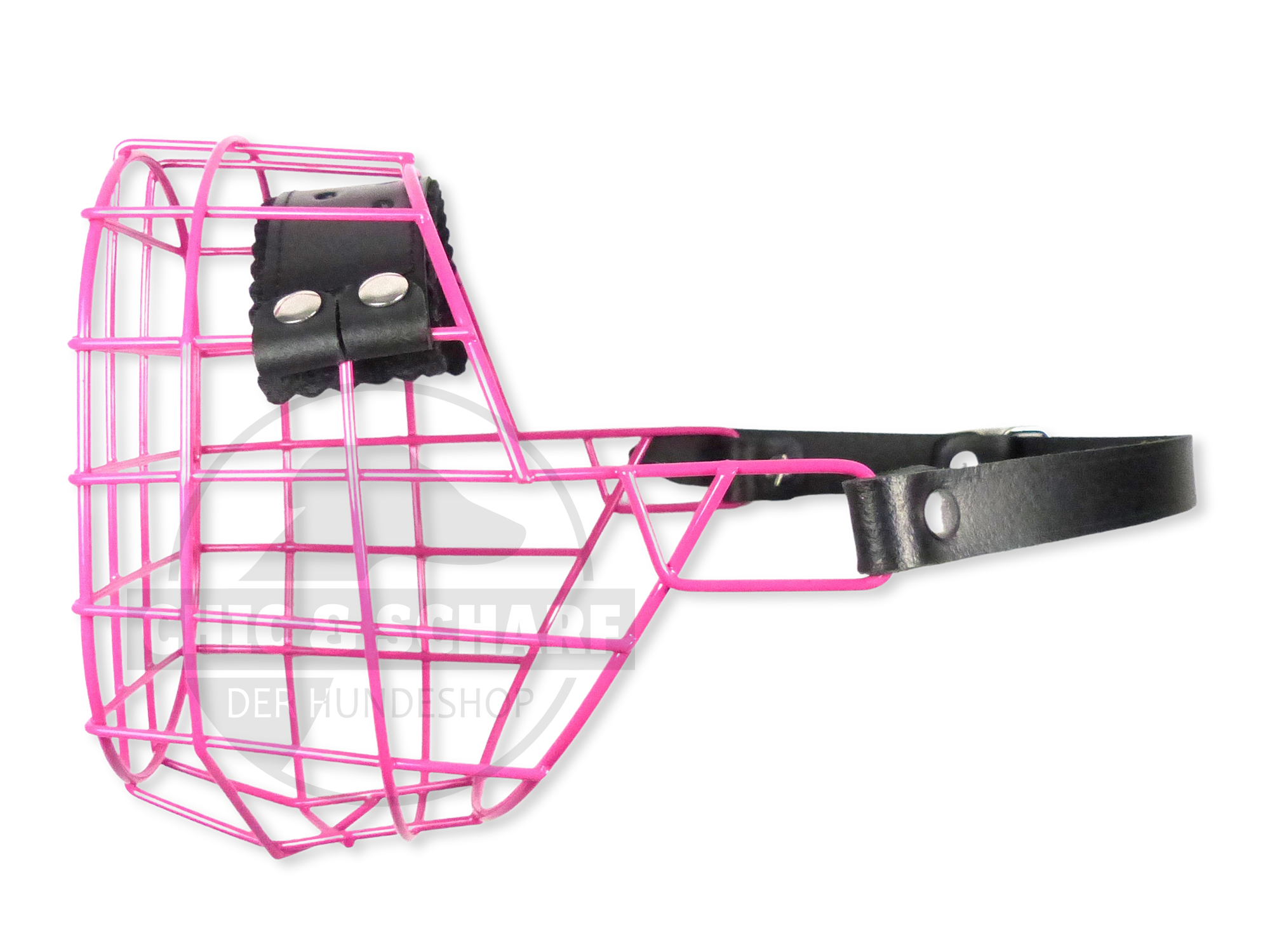 C&S Drahtmaulkorb Bo pulverbeschichtet Pink