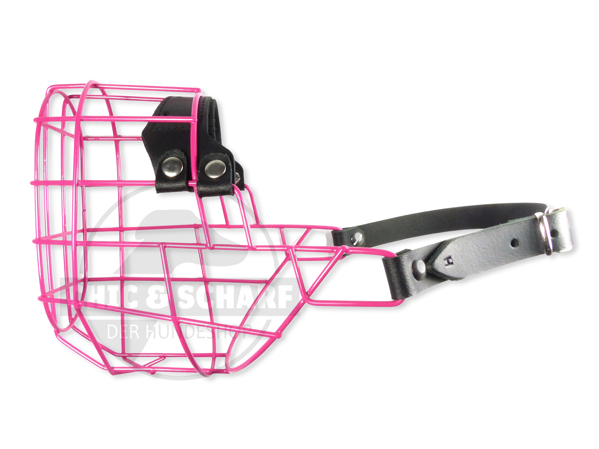 C&S Drahtmaulkorb Hobi pulverbeschichtet Pink