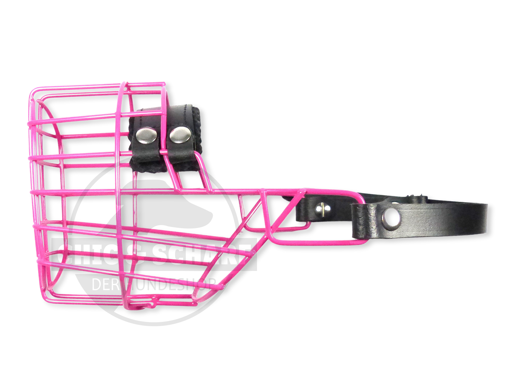 C&S Drahtmaulkorb Fernando pulverbeschichtet Pink
