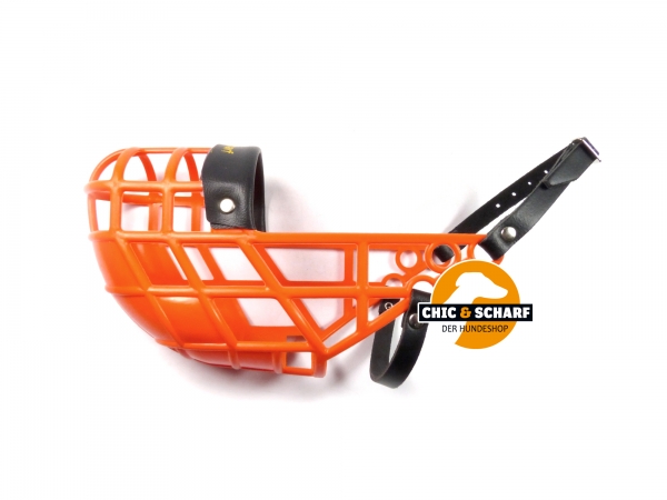 Windhundmaulkorb Orange