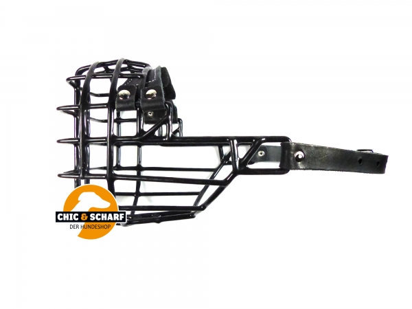 CHOPO Drahtmaulkorb schwarz Boxer Hündin