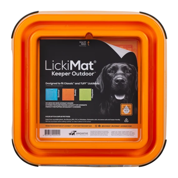 LickiMat® Outdoor Keeper Orange