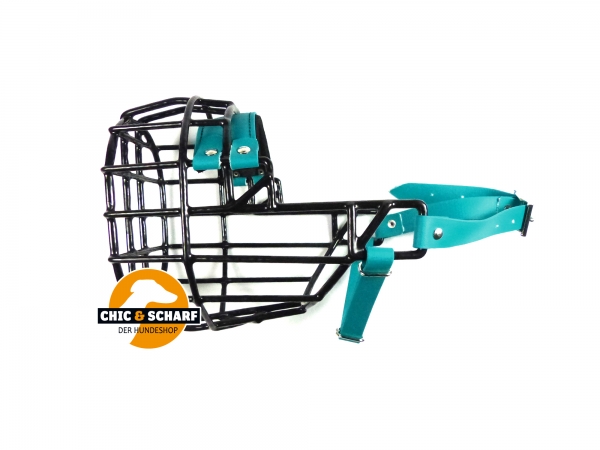 CHOPO schwarz Boxer Hündin Biothane grün