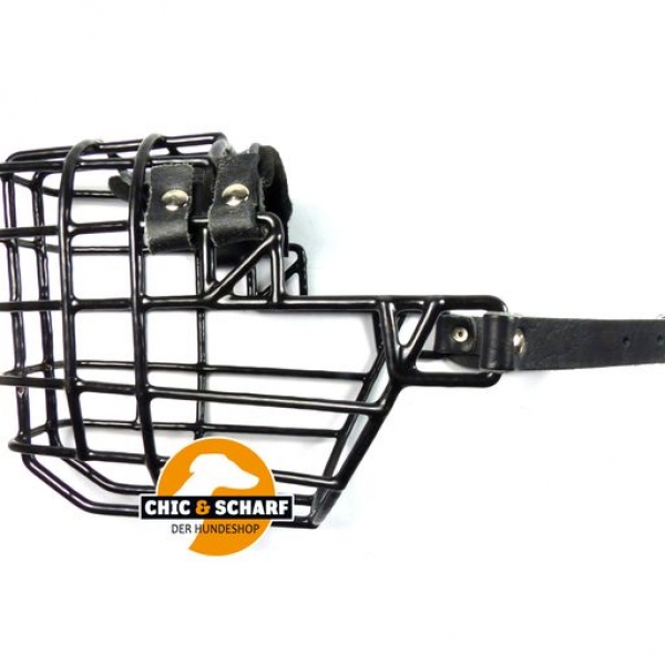 CHOPO Drahtmaulkorb schwarz Schäferhündin
