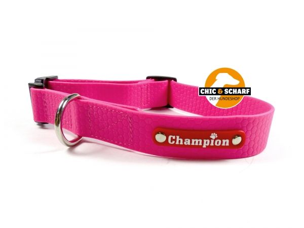 Halsband Hexagon Pink