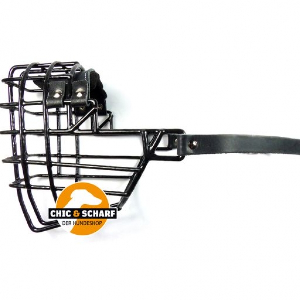 CHOPO Drahtmaulkorb schwarz Rottweiler Hündin