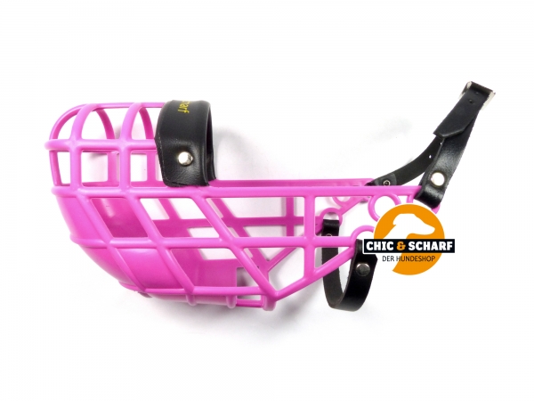 Windhundmaulkorb Pink
